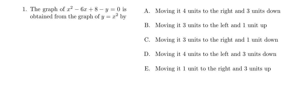 Problem 1