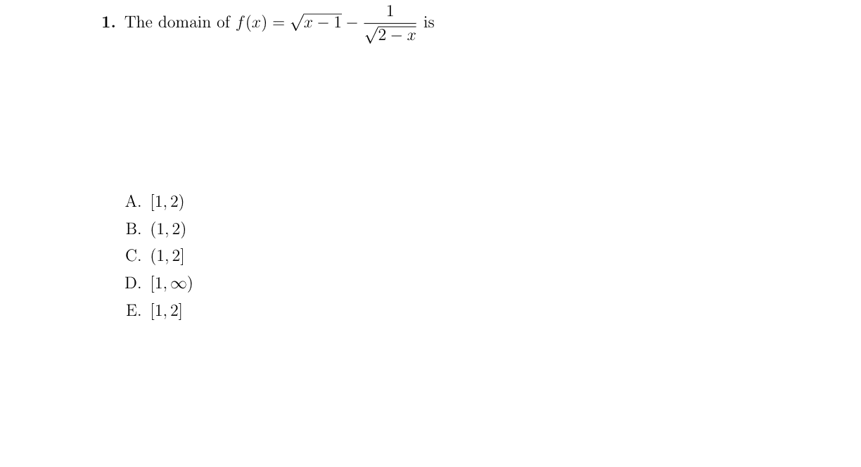 Problem 1