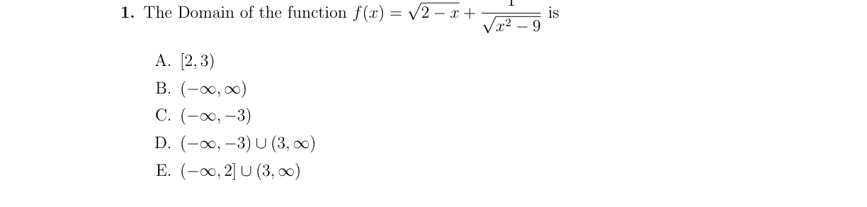 Problem 1