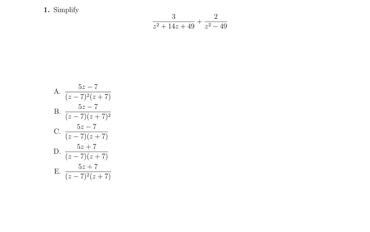 Problem 1