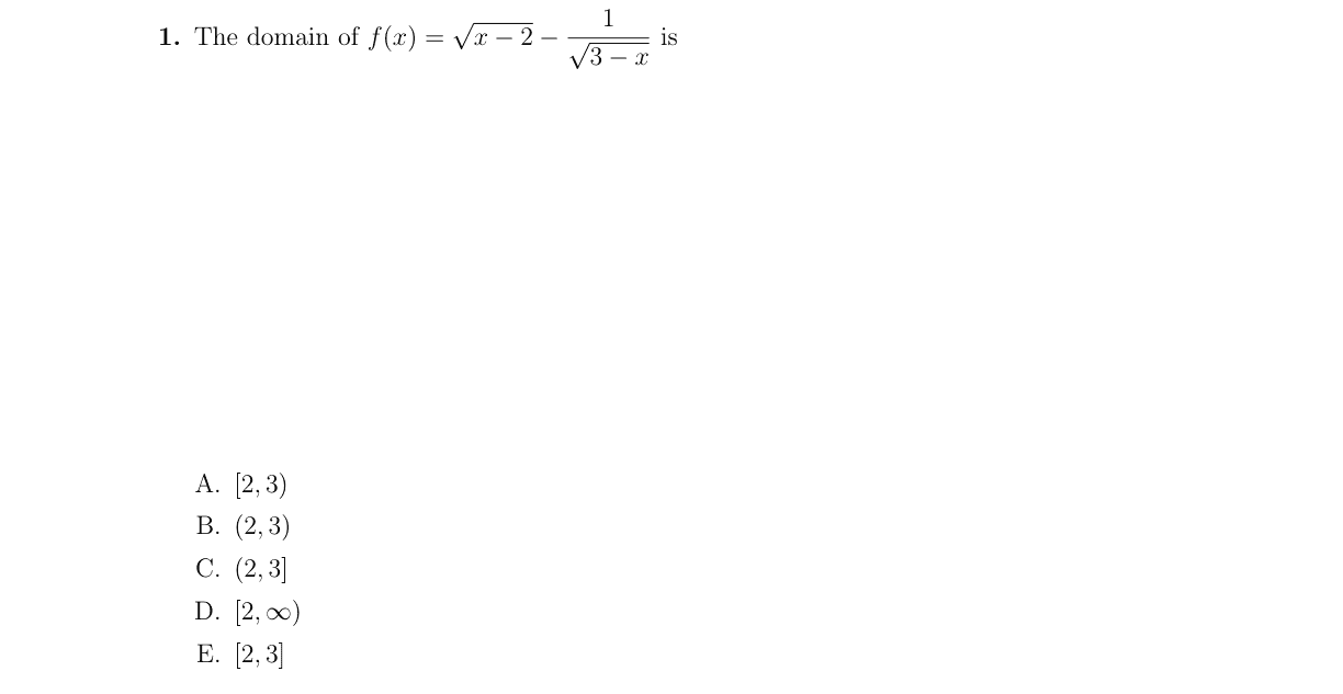 Problem 1