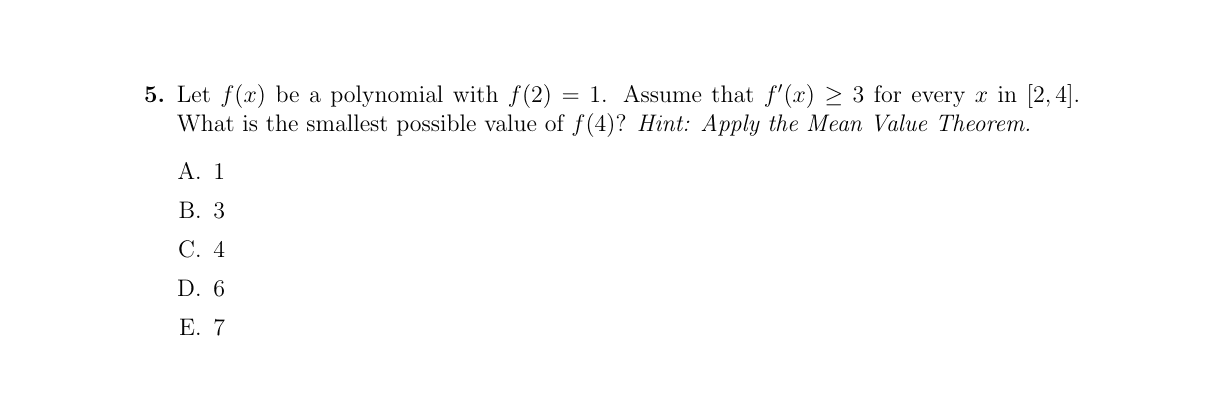 Problem 5