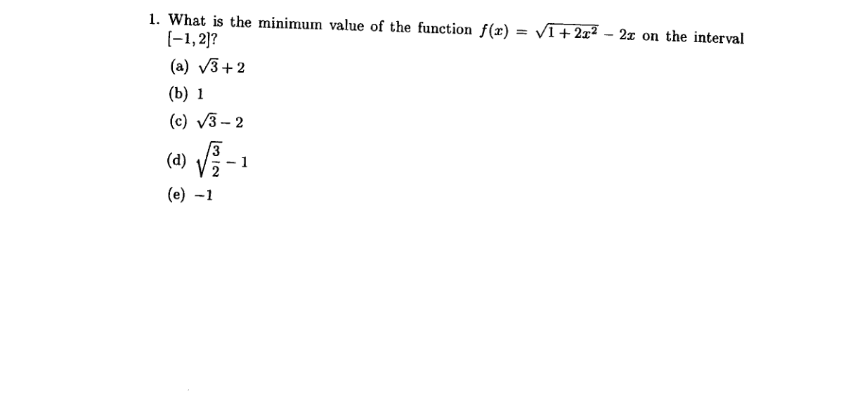 Problem 1
