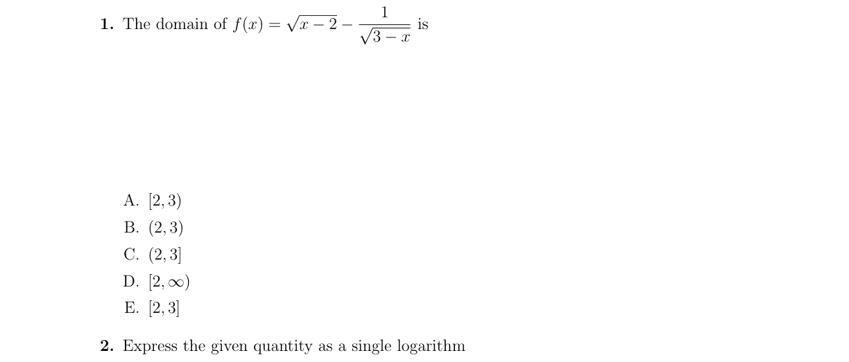 Problem 1