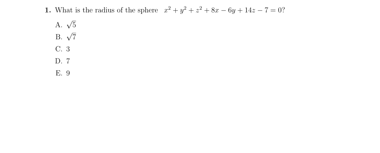 Problem 1