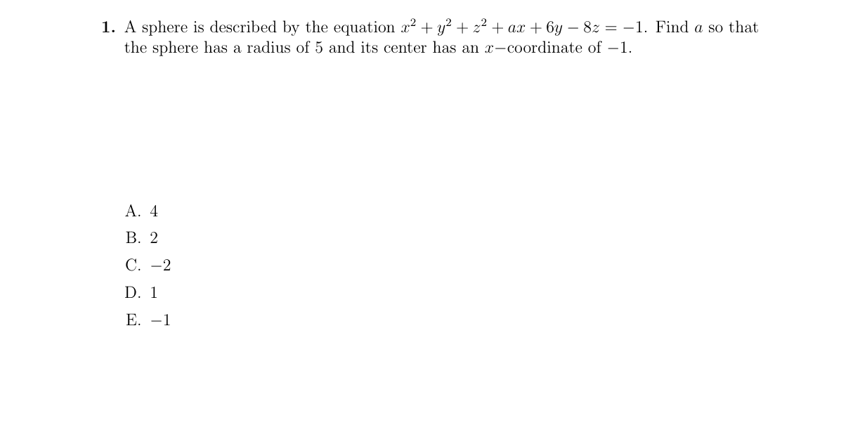 Problem 1