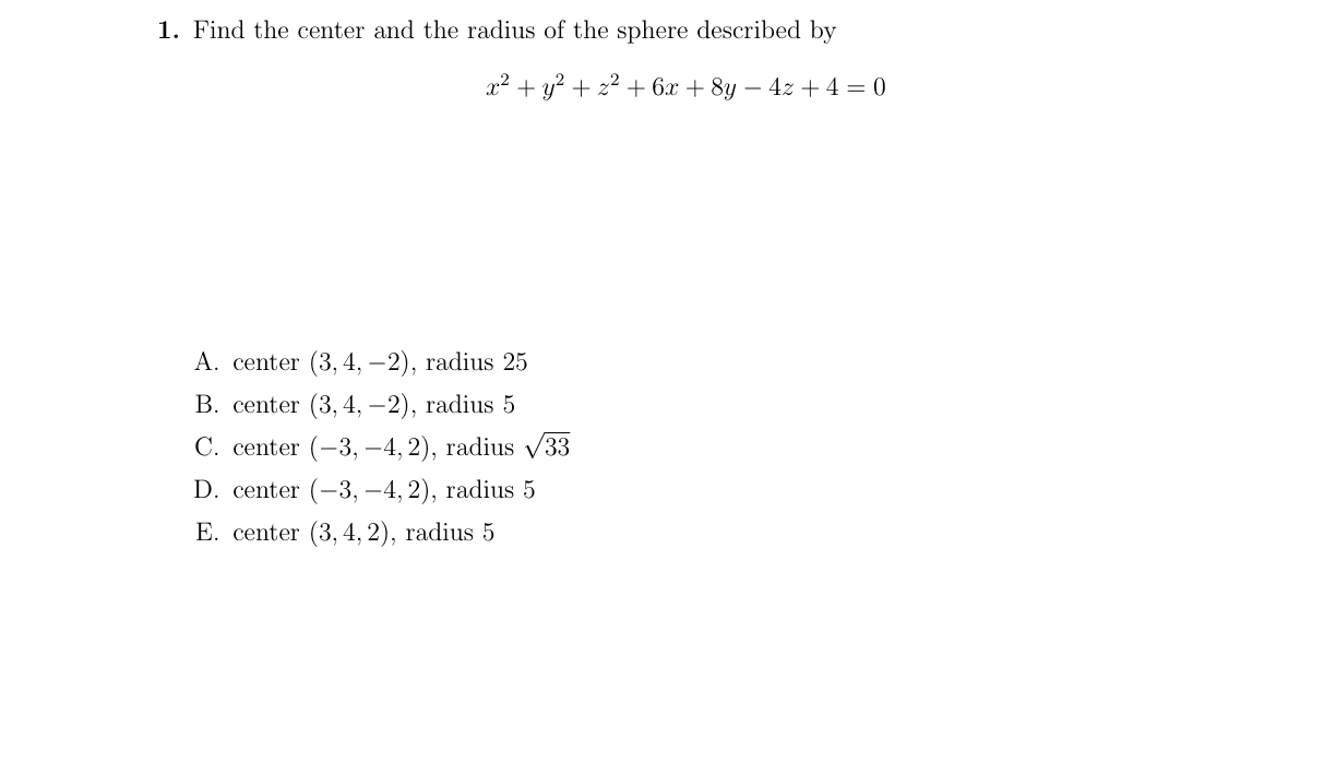 Problem 1