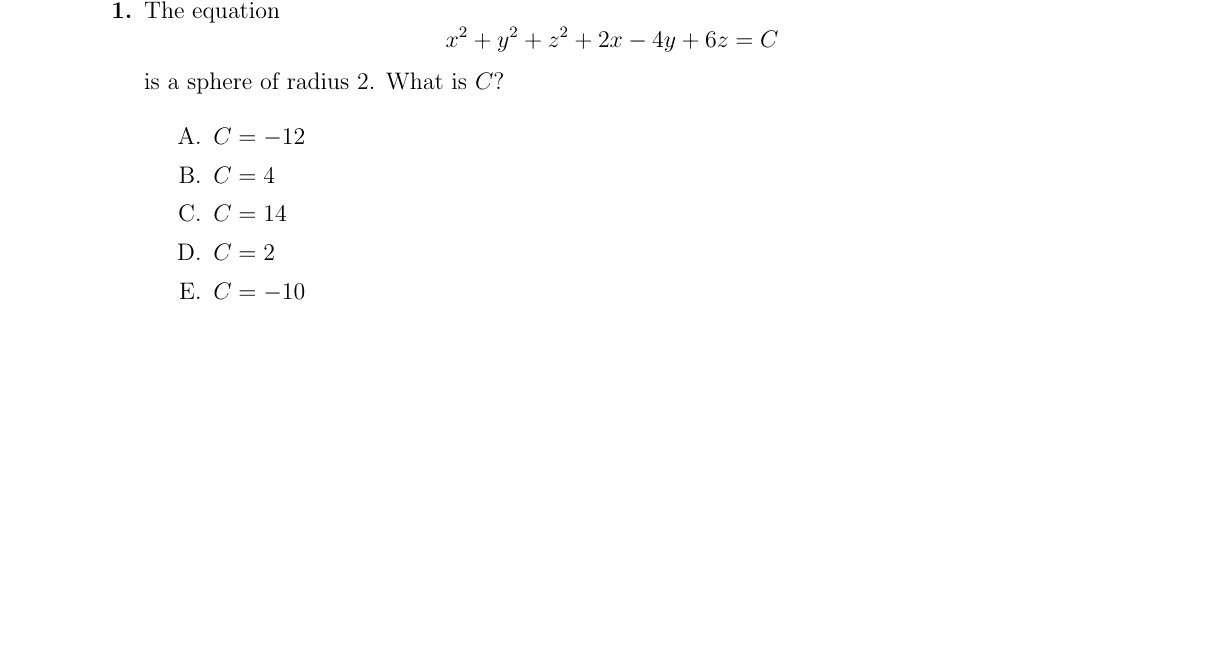 Problem 1