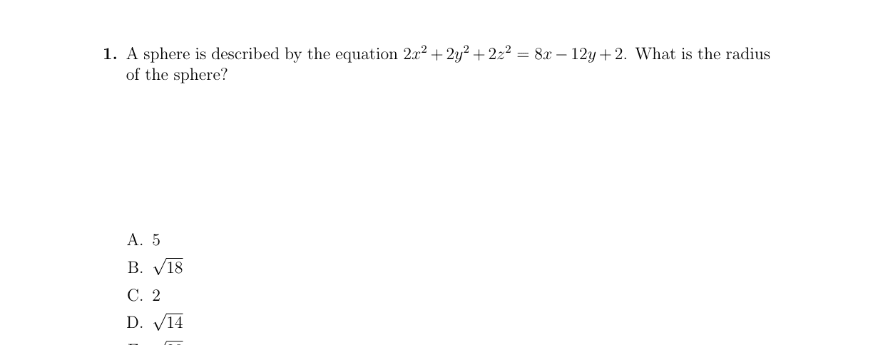 Problem 1