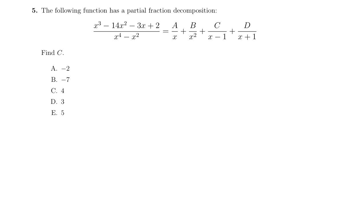 Problem 5