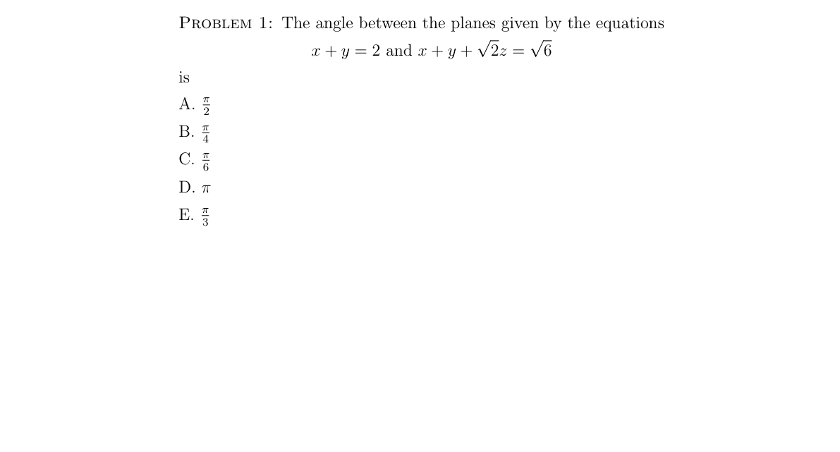 Problem 1
