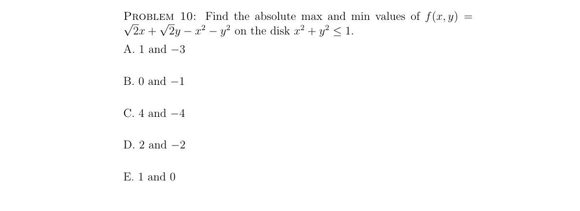 Problem 10
