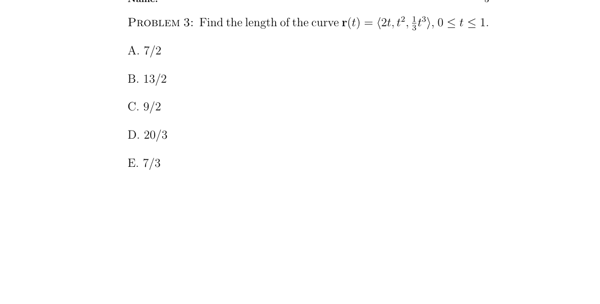Problem 3