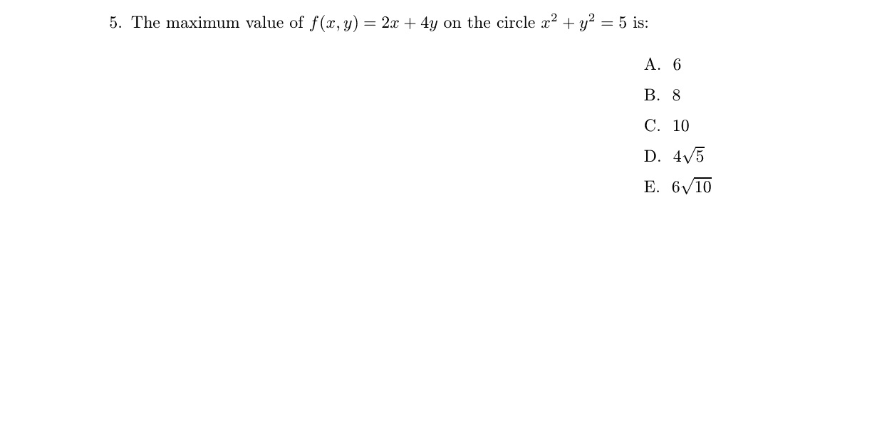 Problem 5